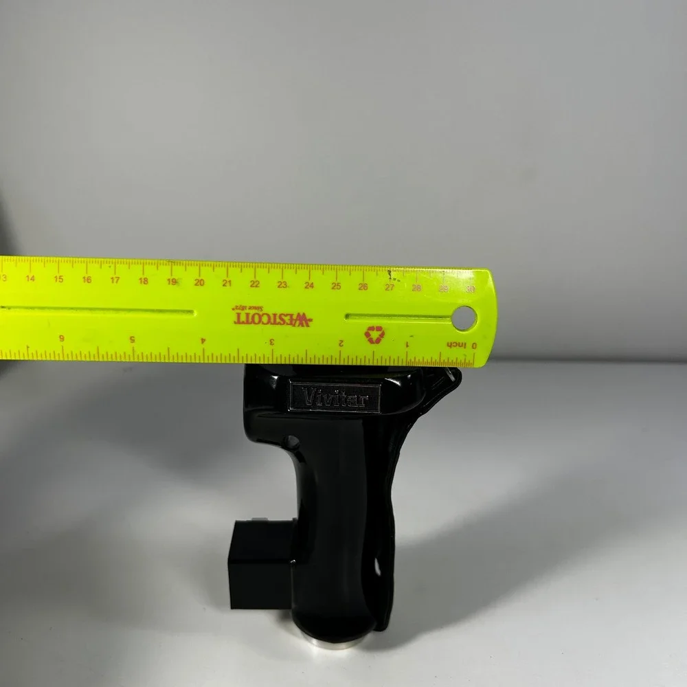 Vivitar Pistol Grip Camera Handle Shutter Release Flash Bracket Black Vintage